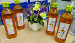 ShauMayra Cold-Pressed Safflower (Kardai) Oil – 100% Pure, Wooden Ghani Extracted, Chemical-Free Cooking Oil