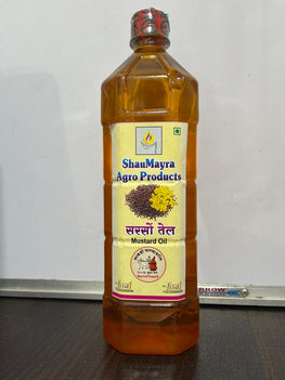 ShauMayra Wood Cold Pressed Mustard Oil – 100% Pure & Natural | Sarson ka Tel | FSSAI Certified