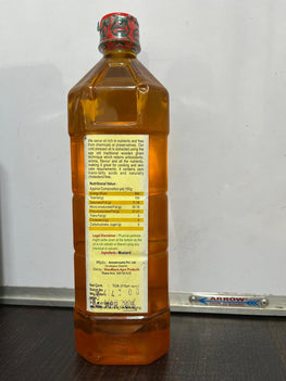 ShauMayra Wood Cold Pressed Mustard Oil – 100% Pure & Natural | Sarson ka Tel | FSSAI Certified