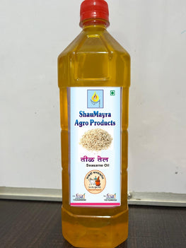 ShauMayra Wood Cold Pressed  1L Sesame Oil – 100% Pure & Natural